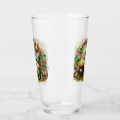Happy St Patrick's Day Steampunk Stijl Glas (Links)