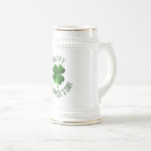 Happy St. Patrick's Day Stein Bierpul (Voorkant rechts)
