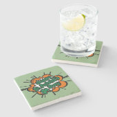 Happy St. Patrick's Day Stenen Onderzetter (Zijkant)
