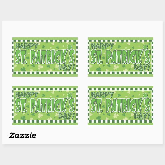 Happy St. Patrick's Day Sticker (Vel)