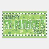 Happy St. Patrick's Day Sticker (Voorkant)
