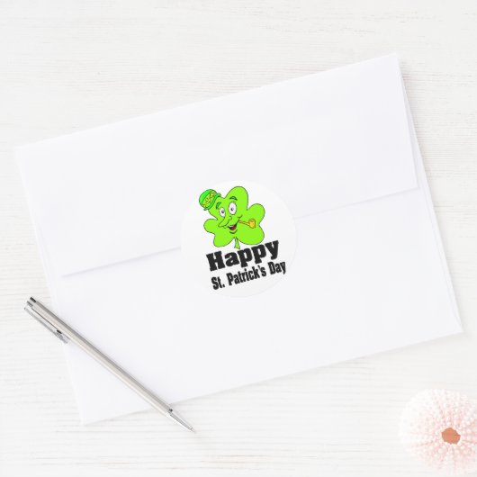 Happy St. Patrick's Day Stickers (Envelop)