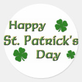 Happy St. Patrick's Day stickers (Voorkant)