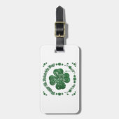 Happy St. Patrick's Day -  stijl Bagagelabel (Voorkant verticaal)
