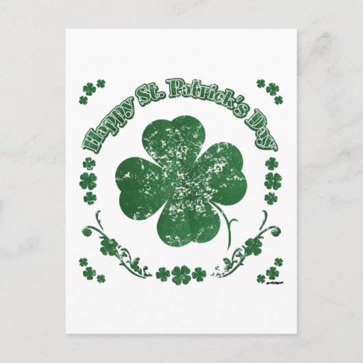 Happy St. Patrick's Day - stijl Briefkaart (Voorkant)