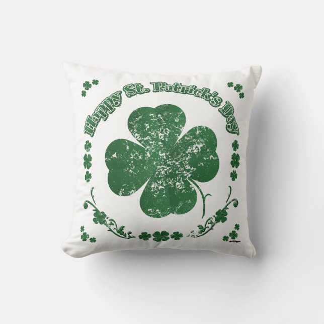 Happy St. Patrick's Day -  stijl Kussen (Voorkant)