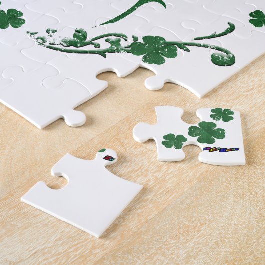 Happy St. Patrick's Day - stijl Legpuzzel (Zijkant)