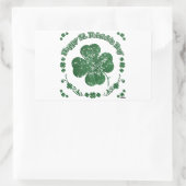 Happy St. Patrick's Day -  stijl Rechthoekige Sticker (Tas)