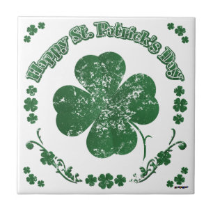 Happy St. Patrick's Day - stijl Tegeltje