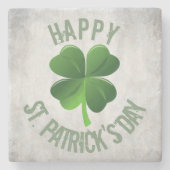Happy St. Patrick's Day Stone Onderzetter (Voorkant)