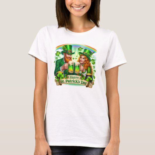 Happy St. Patrick's Day T-shirt (Voorkant)