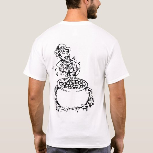 Happy St Patrick's Day T-shirt (Achterkant)