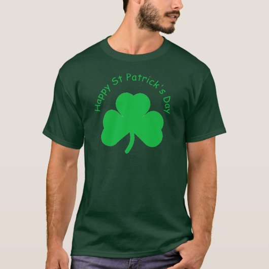 Happy St Patrick's Day T-Shirt (Voorkant)