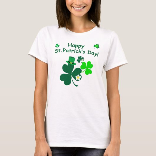 Happy St. Patrick's Day T-shirt (Voorkant)