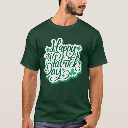 Happy St. Patrick's Day T-shirt (Voorkant)