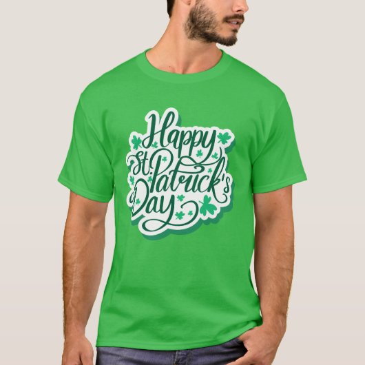 Happy St. Patrick's Day T-shirt (Voorkant)
