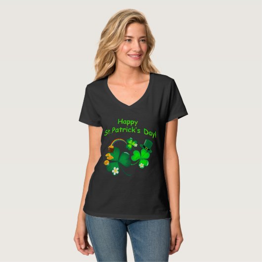 Happy St. Patrick's Day T-shirt (Voorkant volledig)
