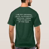 Happy St Patricks Day T-shirt (Achterkant)