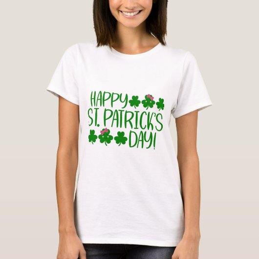 Happy St. Patrick's Day T-shirt (Voorkant)