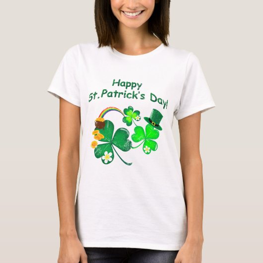 Happy St. Patrick's Day T-shirt (Voorkant)
