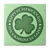 Happy St. Patricks Day Tegeltje (Voorkant)