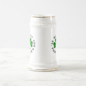 HAPPY ST. PATRICK'S DAY Tekst met groene Shamrock Bierpul (Center)