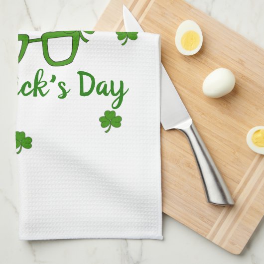 Happy St Patrick's Day Theedoek (Quarter Fold)