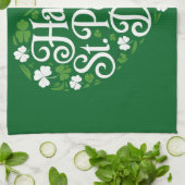 Happy St Patrick's Day Theedoek (Gevouwen)