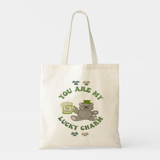 Happy St. Patrick's Day Tote Bag (Achterkant)
