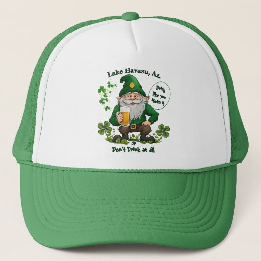 Happy St. Patrick's Day Trucker Pet (Voorkant)
