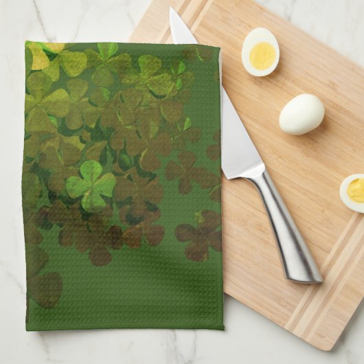 Happy St.Patrick's Day, veel succes Theedoek (Quarter Fold)