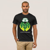 Happy St Patrick's Day Verpleegster Shamrock Clove T-shirt (Voorkant volledig)