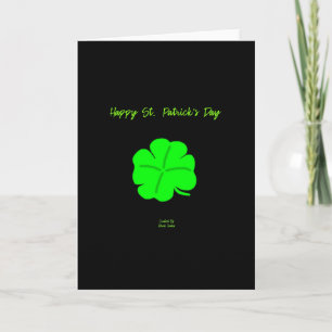 Happy St. Patrick's Day Verticaal Wenskaart Kaart