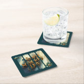 Happy St.Patrick's Day Vertical Brushstroke Kartonnen Onderzetters (Insitu)