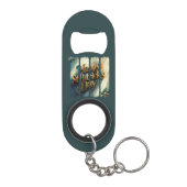 Happy St.Patrick's Day Vertical Brushstroke Mini Flessenopener (Achterkant)