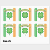 Happy St. Patrick's Day Vierkante Sticker (Vel)
