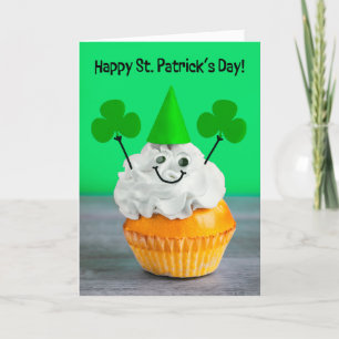 Happy St Patricks Day voor iedereen Schattigee cup Feestdagen Kaart