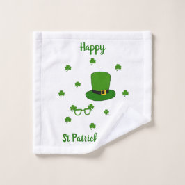 Happy St Patrick's Day Washandje