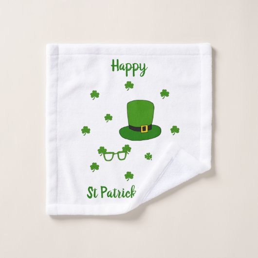 Happy St Patrick's Day Washandje (Wasdoekje)