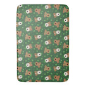 Happy St Patricks Day Welsh Wire Fox Terrier Honde Badmat (Voorkant Verticaal)