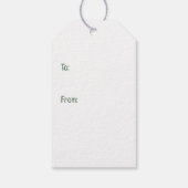Happy St Patricks Day Welsh Wire Fox Terrier Honde Cadeaulabel (Achterkant)