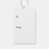 Happy St Patricks Day Welsh Wire Fox Terrier Honde Cadeaulabel (Achterkant)