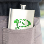 Happy St Patrick's Day Whirl Flask Flacon (Voorbeeld)