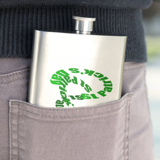 Happy St Patrick's Day Whirl Flask Flacon (Voorbeeld)