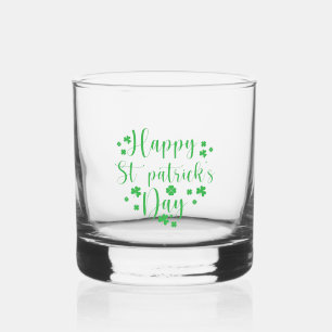 Happy St Patrick's Day Whisky Glas