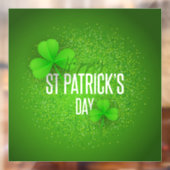 Happy St. Patrick's Day Window Cling Raamsticker (Vel 2)