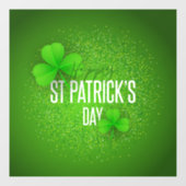 Happy St. Patrick's Day Window Cling Raamsticker (Vel)