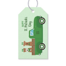 Happy St Patricks Day Wire Fox Terrier Dog