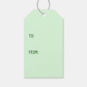 Happy St Patricks Day Wire Fox Terrier Dog Cadeaulabel (Achterkant)