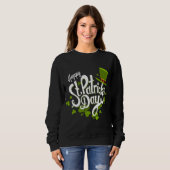 Happy St. Patrick's Day Women's Crew Sweatshirt (Voorkant volledig)